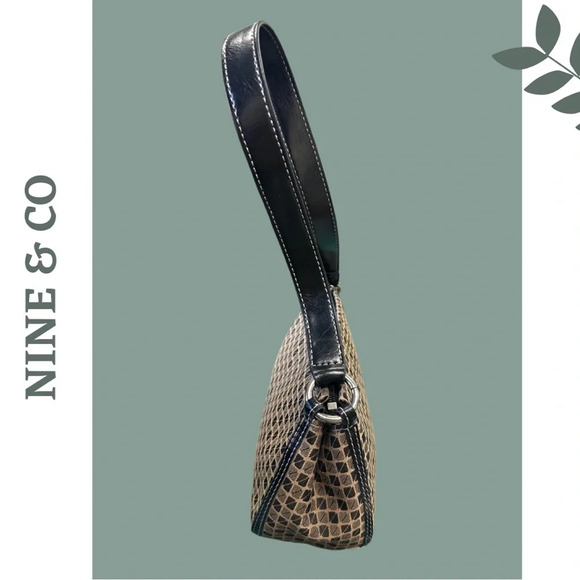 None & Co Tan & Beige Small Purse Zipper Closure Shoulder Bag Brown - Picture 3 of 10